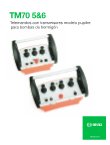 Ebook Pupitres TM70-5 y TM70-6
