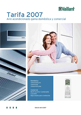 Aire Acondicionado de Vaillant - Catalogo Tarifa Aire Acondicionado Vaillant Aire Acondicionado de Vaillant - Catalogo Tarifa Aire Acondicionado Vaillant