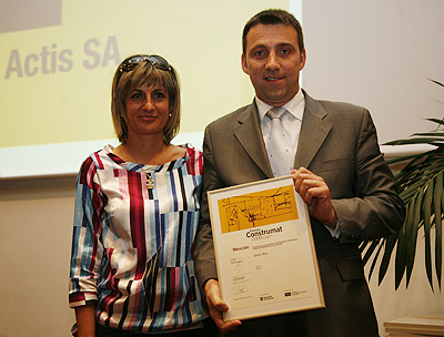 La Gama MAX de Actis consigue el 2º Premio Construmat 2009