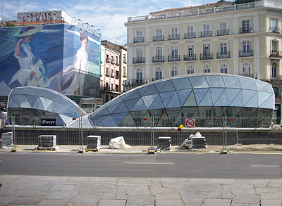 Cúpulas Hiberlux en la Puerta del Sol