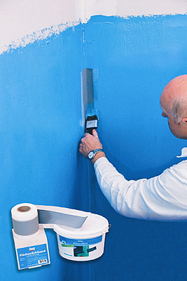 Pasta y Banda impermeable de Knauf para la construcción en seco