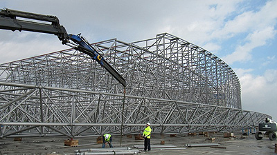 Asteca Estructuras participa en la construcción del nuevo Hangar de Iberia Desarrollo Barcelona