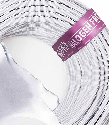 Preflex convierte su tubo precableado estándar en libre de halógenos