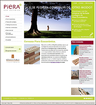 Piera Ecocerámica amplía los contenidos para profesionales de su renovada web
