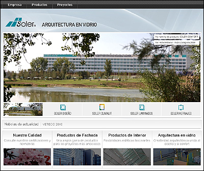 Soler renueva su página web