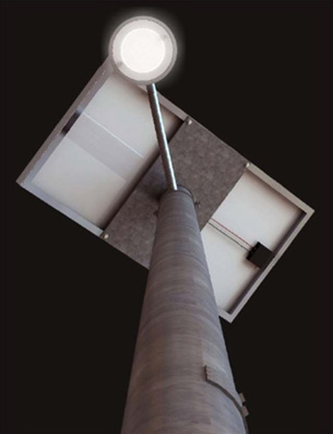 Nuevo alumbrado público fotovoltaico a LED (Stand Alone) distribuido en España por Silmar