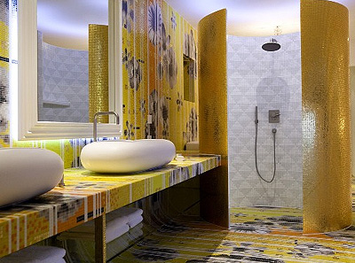 Los mosaicos de Bisazza decoran la villa Casa Son Vida, diseñada por el estudio de arquitectura Tect Architecture