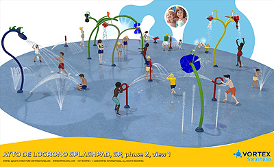 Nuevo Splashpad® de Isaba en Las Norias, Logroño