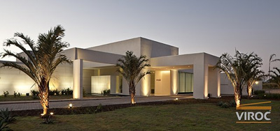 Viroc® Blanco, panel fabricado con cemento blanco