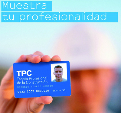 Los trabajadores del sector que ya han solicitado la Tarjeta Profesional de la Construcción se acercan al medio millón