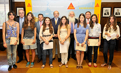 Entrega de los Premios del Prontuario Sika para Estudiantes de Arquitectura