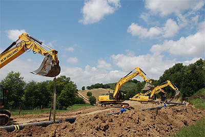Presentación en Italia de las nuevas excavadoras E305C de New Holland con motores Tier IV Interim