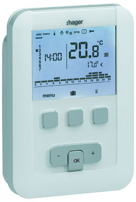 Nuevos termostatos Hager, más confort con la máxima eficiencia