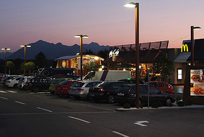Osram ilumina con LED las instalaciones exteriores de McDonald