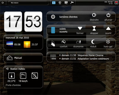 Domovea tebis, el cuadro de mando de la instalación inteligente de Hager