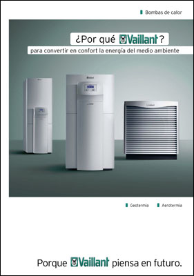 Nuevo catálogo de bombas de calor geotérmicas y aire-agua Vaillant