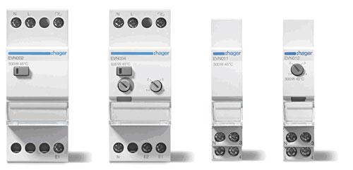 Tecnología exclusiva Hager, dimmer con detección automática de cargas