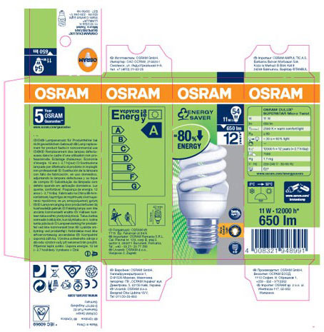 Osram explica las claves en la compra de una bombilla