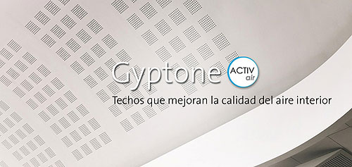Llega al mercado Gyptone Activ'Air, el techo continuo ac�stico, saludable y sostenible