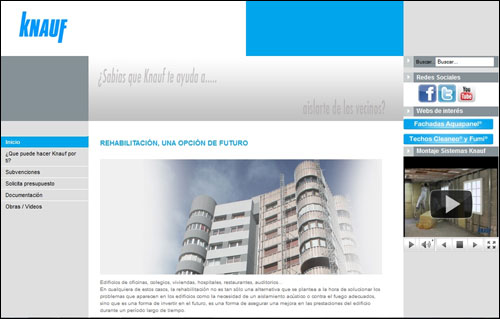 Knauf pone en marcha el portal Rehabilitacionesknauf