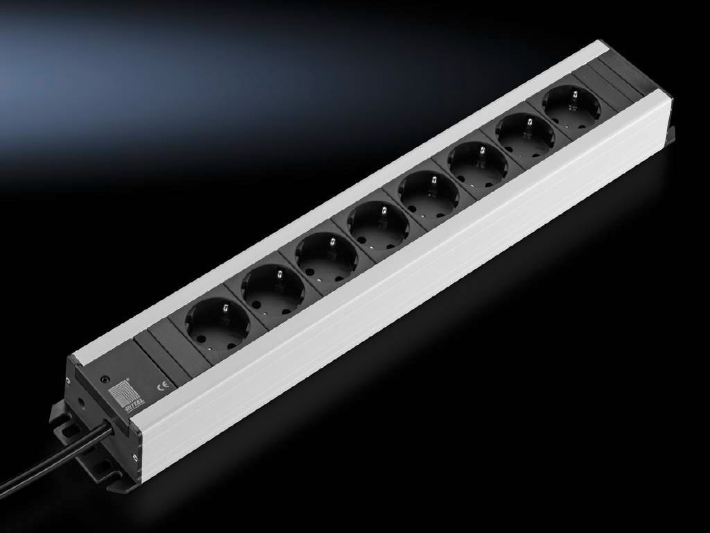 Regletas de enchufes en el armario de poliéster – DK7000.630 - RITTAL