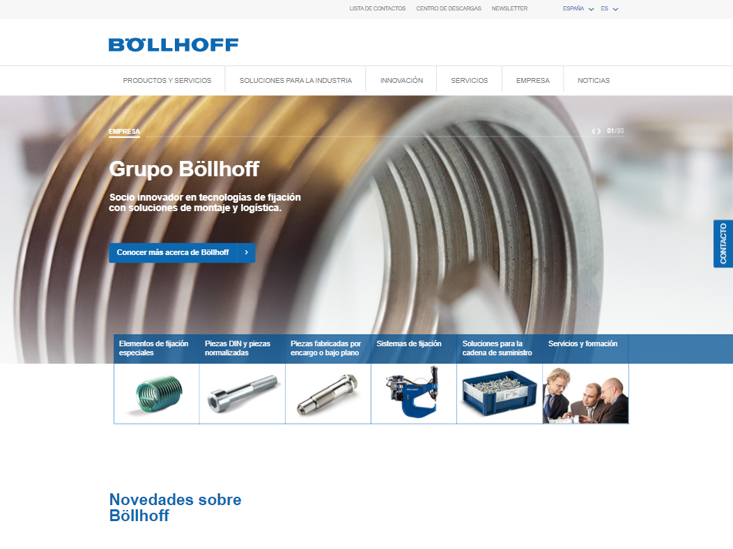 Vista previa Web: https://www.boellhoff.es