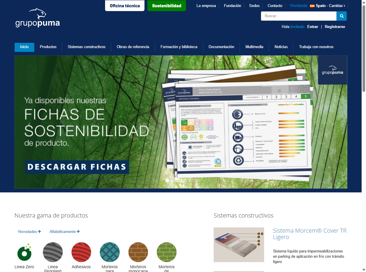 Vista previa Web: https://www.grupopuma.com/es-ES