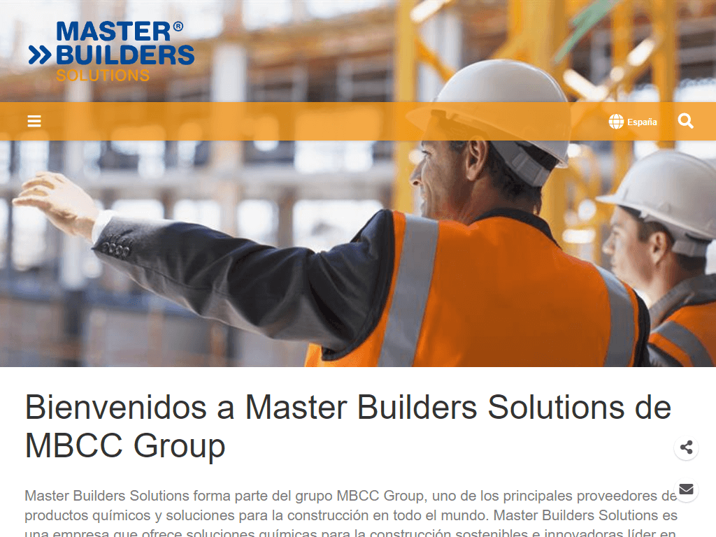 Vista previa Web: https://www.master-builders-solutions.com/