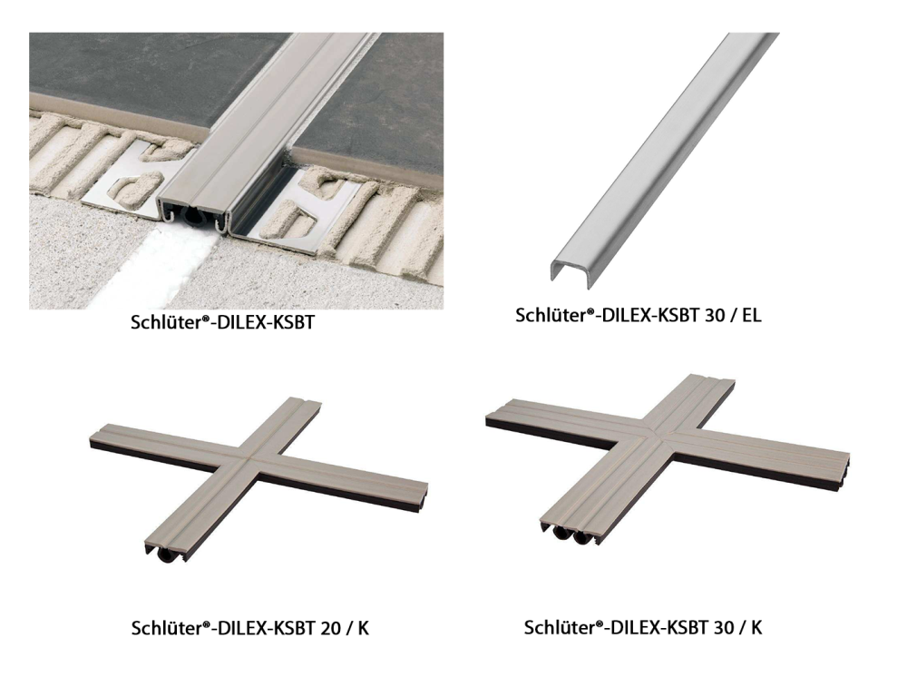 Nuevas inserciones en forma de cruz de Schlüter-DILEX | Construnario.com