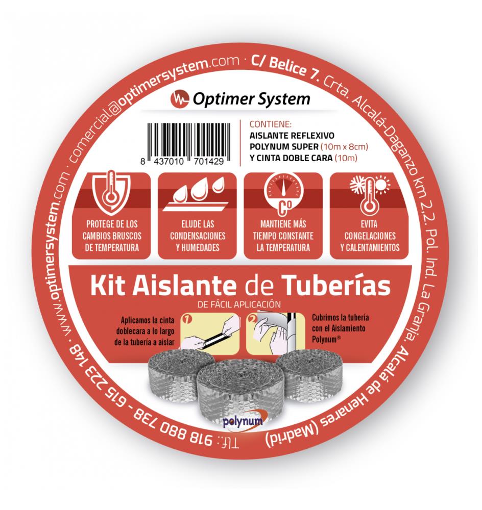 Kit de aislamiento de tuberias fabricado con el aislante reflexivo ...