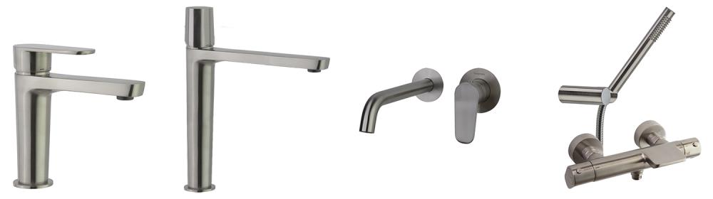 El acabado níquel cepillado llega a las griferías más sofisticadas de